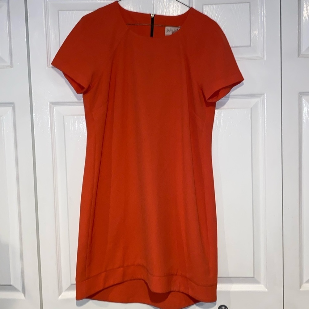Philosophy size 6 coral dress